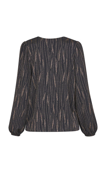 Vuga blouse - black/multi