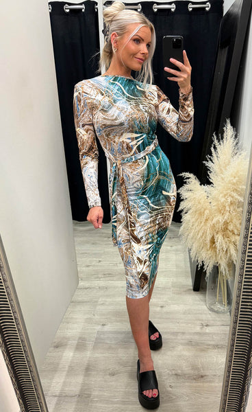 Sarah dress - marina mix