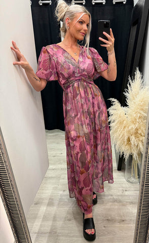 Lilian dress - lilas mix