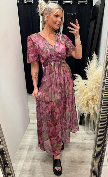 Lilian dress - lilas mix