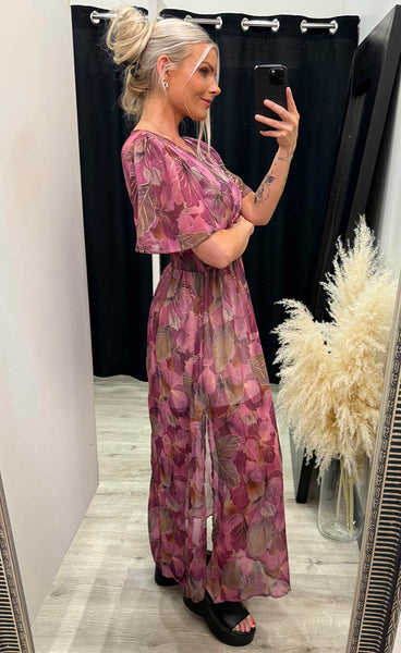 Lilian dress - lilas mix