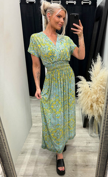 Emery teygjukjóll - munstur 7