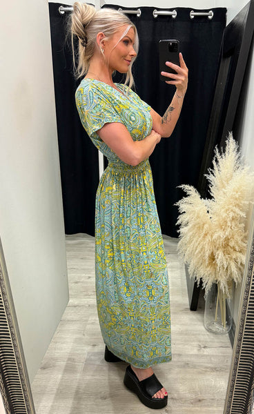 Emery teygjukjóll - munstur 7