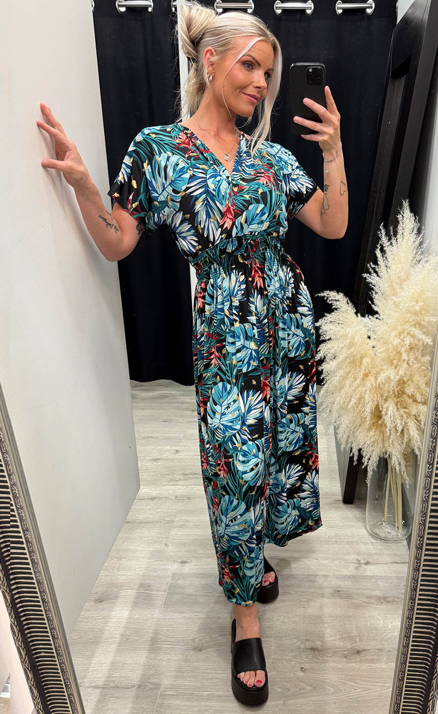 Emery teygjukjóll - munstur 17