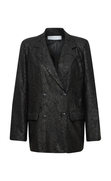 Lacey blazer - black