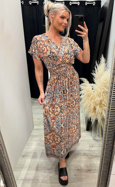 Emery teygjukjóll - munstur 15