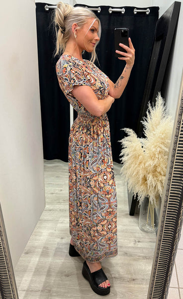 Emery teygjukjóll - munstur 15