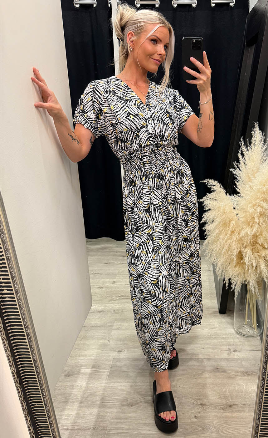 Emery teygjukjóll - munstur 12