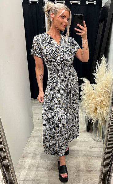 Emery teygjukjóll - munstur 12