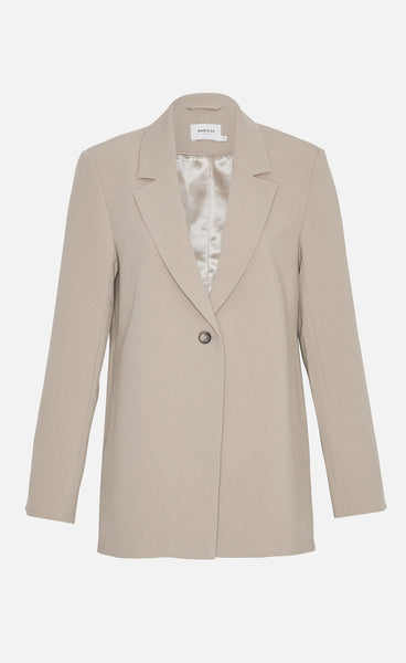 Barbine slit blazer - trench coat