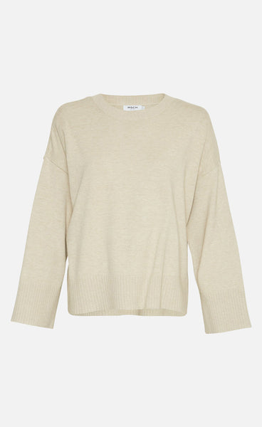 Odanna rachelle pullover - oatmeal melange