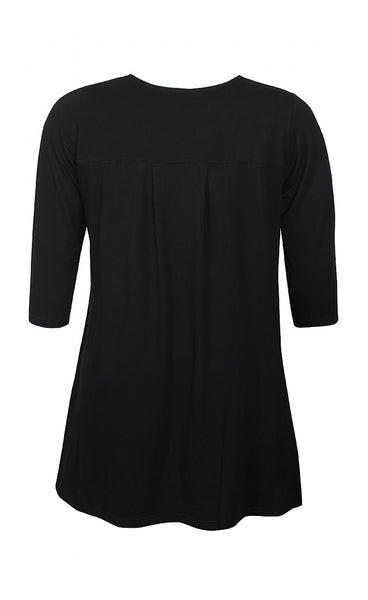 Anja tunic PLUS - black