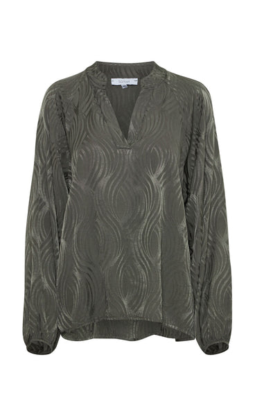 Rosso blouse - forest night