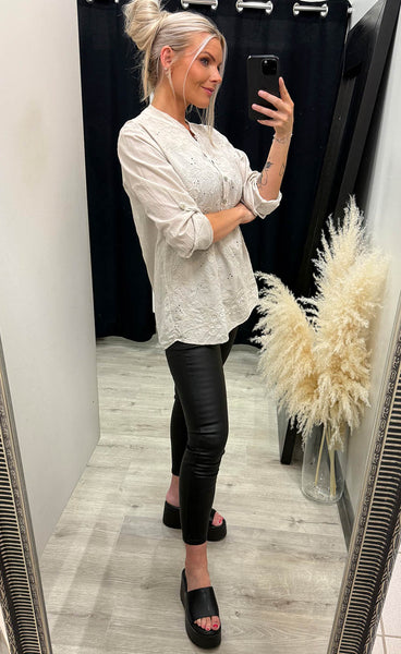 Heidi blouse - beige