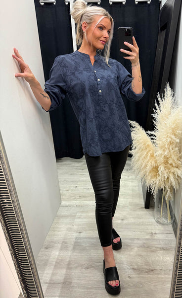 Heidi blouse - navy