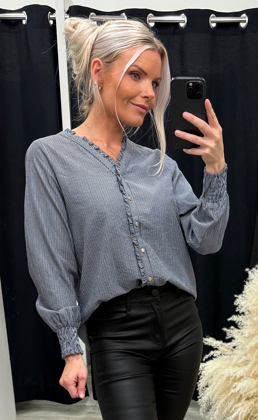 Macy blouse - blue