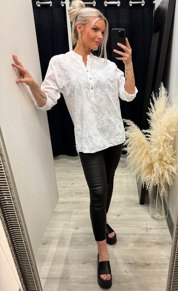 Heidi blouse - white