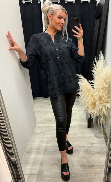Heidi blouse - black