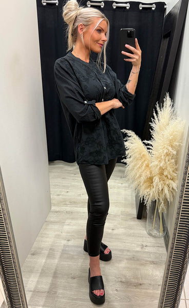 Heidi blouse - black