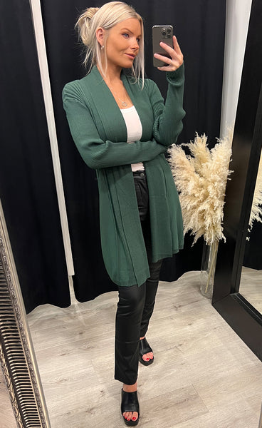 Zubasic cardigan - hedge green