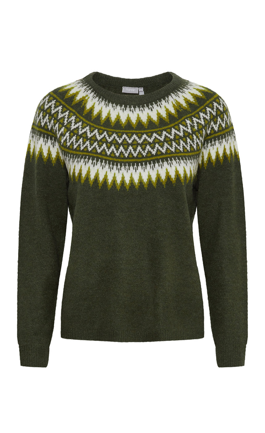 Isabella pullover - moss green