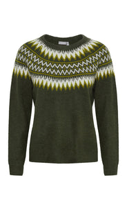 Isabella pullover - moss green