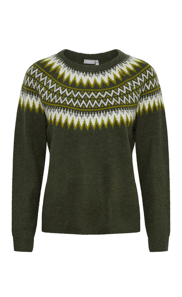 Isabella pullover - moss green