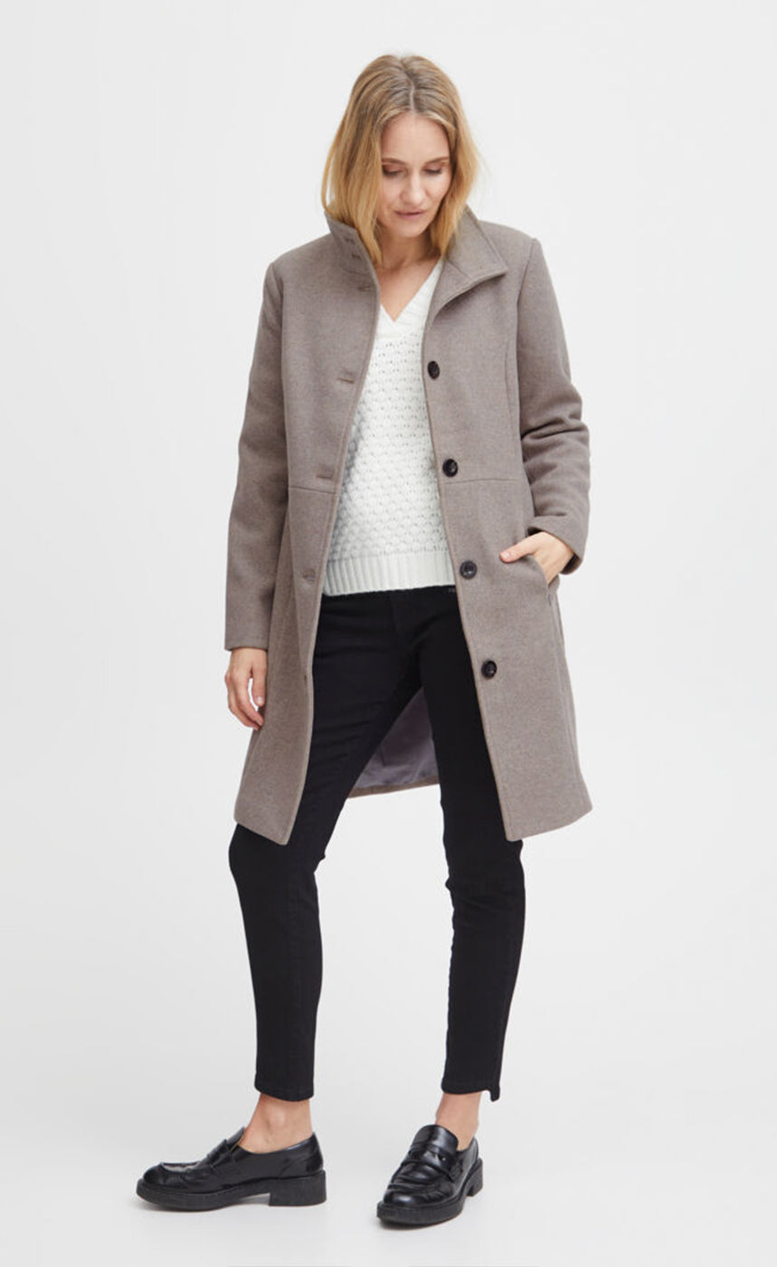 Penelope jacket - taupe melange