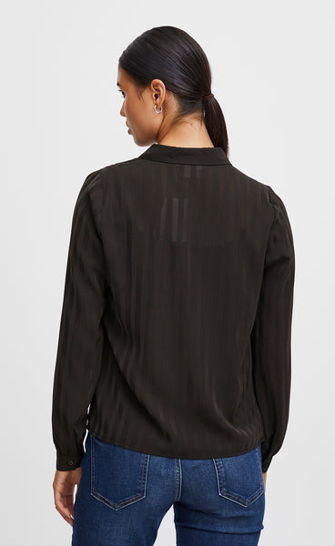 Henavi shirt - black stripe