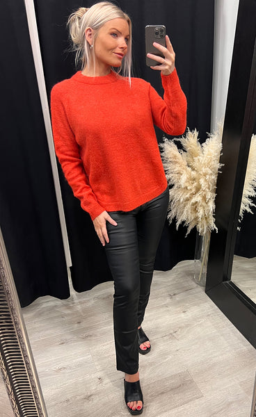 Lessine pullover - aurora red