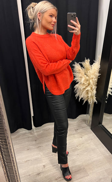 Lessine pullover - aurora red