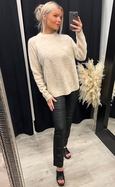 Lessine pullover - oatmeal melange