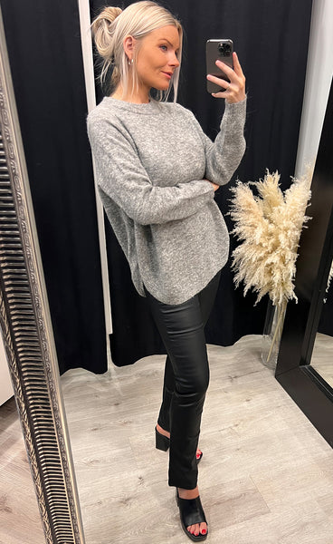 Lessine pullover - grey melange