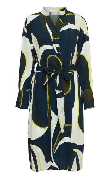 Lena dress 1 - navy mix