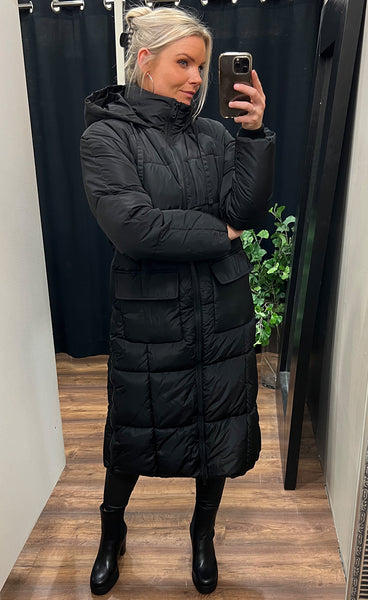 Cabrini puffer jacket - black