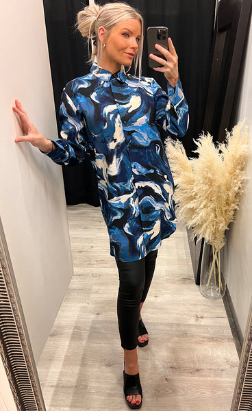 Gila tunic - navy mix