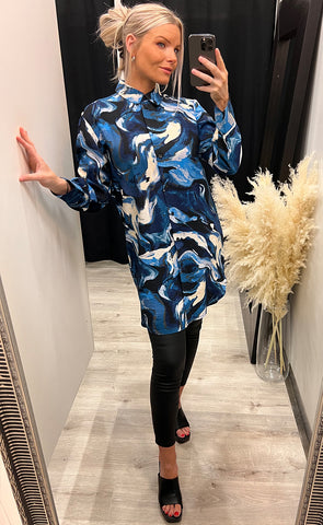 Gila tunic - navy mix