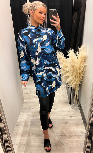 Gila tunic - navy mix