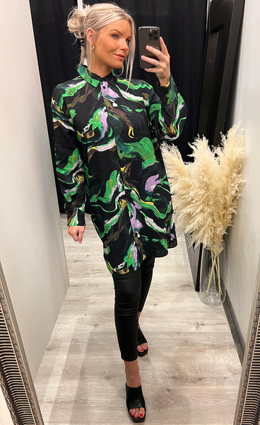 Gila tunic - black mix