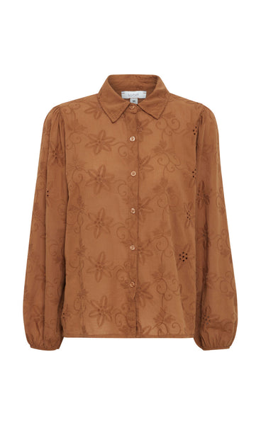 Pinka blouse - pecan brown