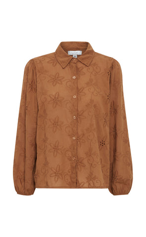 Pinka blouse - pecan brown