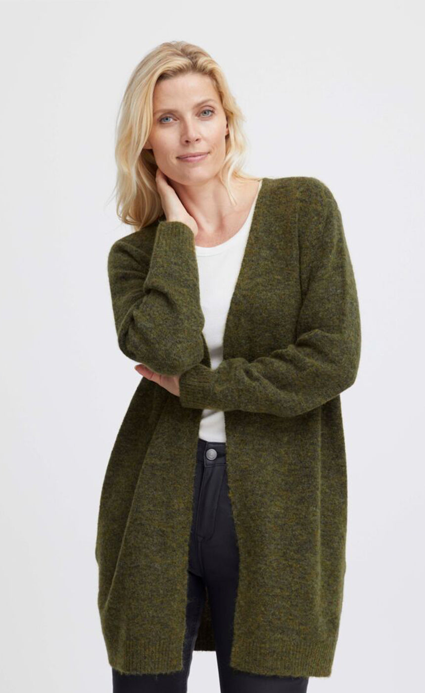 Sanny cardigan 1 - green melange