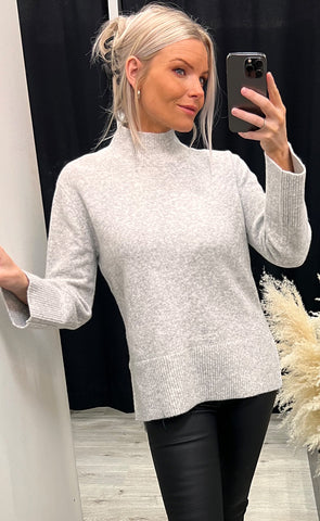 Aileen pullover - light grey melange