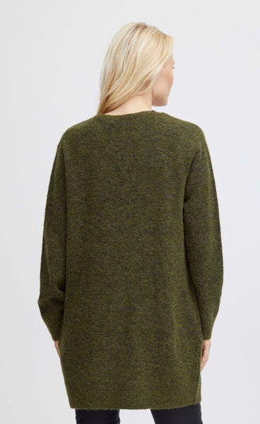 Sanny cardigan 1 - green melange