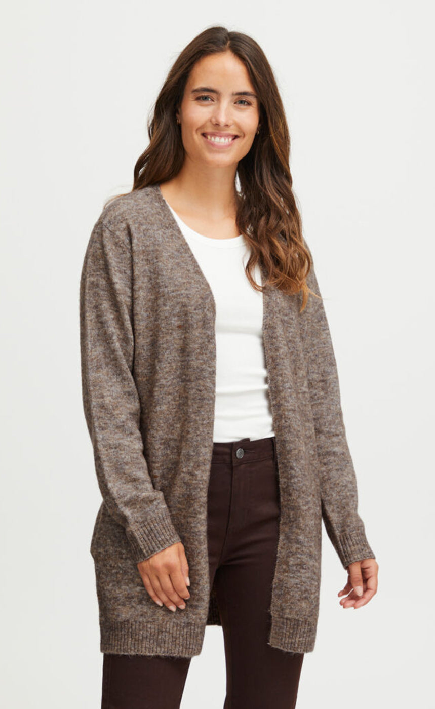 Sanny cardigan 1 - brown melange