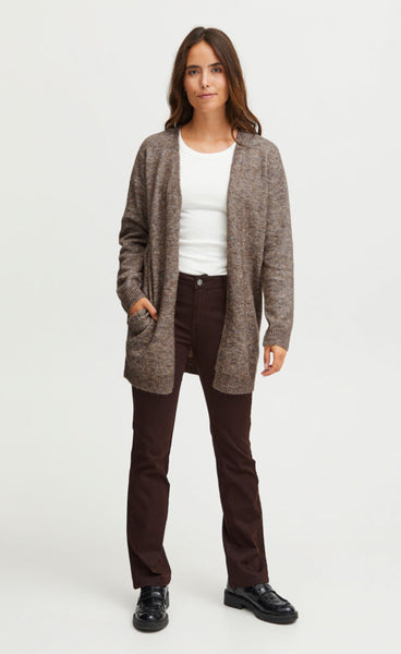 Sanny cardigan 1 - brown melange