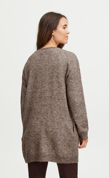 Sanny cardigan 1 - brown melange