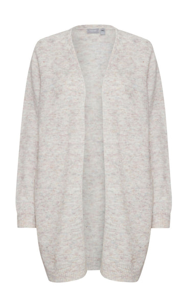 Sanny cardigan 1 - limestone melange