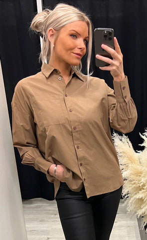 Pops shirt - coca mocha