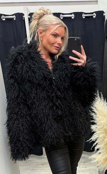 Loðjakki 7231 - black